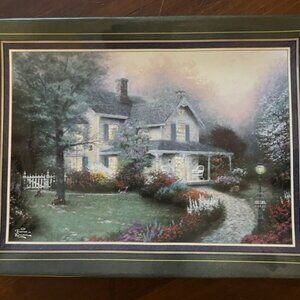 Thomas Kinkade Hometown Memories Plate Dish 1998 BRADFORD EXCHANGE